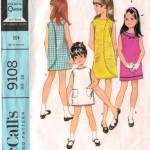 Cute vintage McCalls wrap around sundress for little girls!