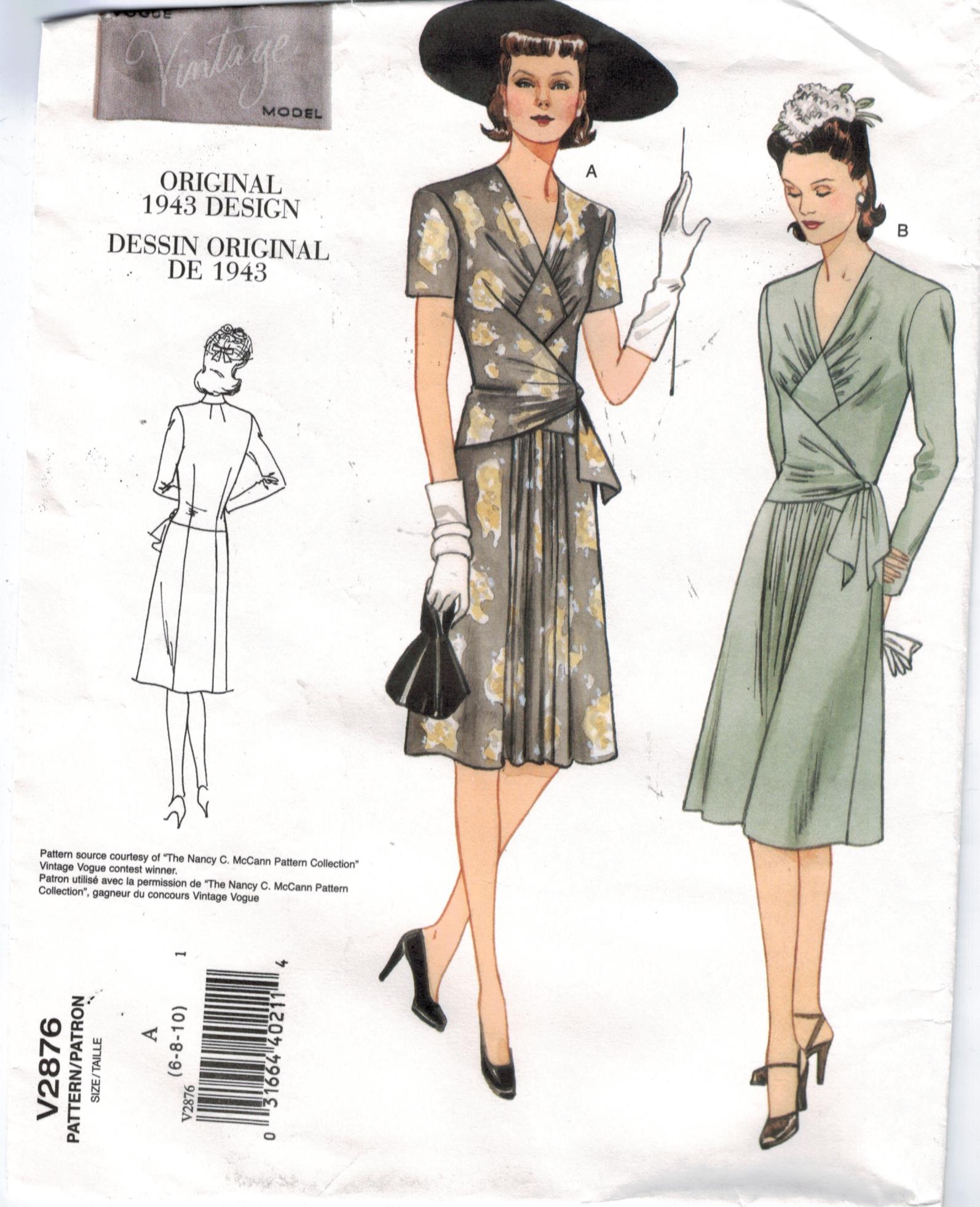 Vintage Vogue Sewing Pattern 72