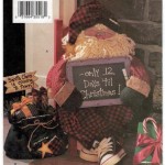 Cute Santa Greeter, put by front door or your fireplace, soft and cuddly!