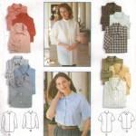 Casual or dressy blouses with collar and sleeve variations!