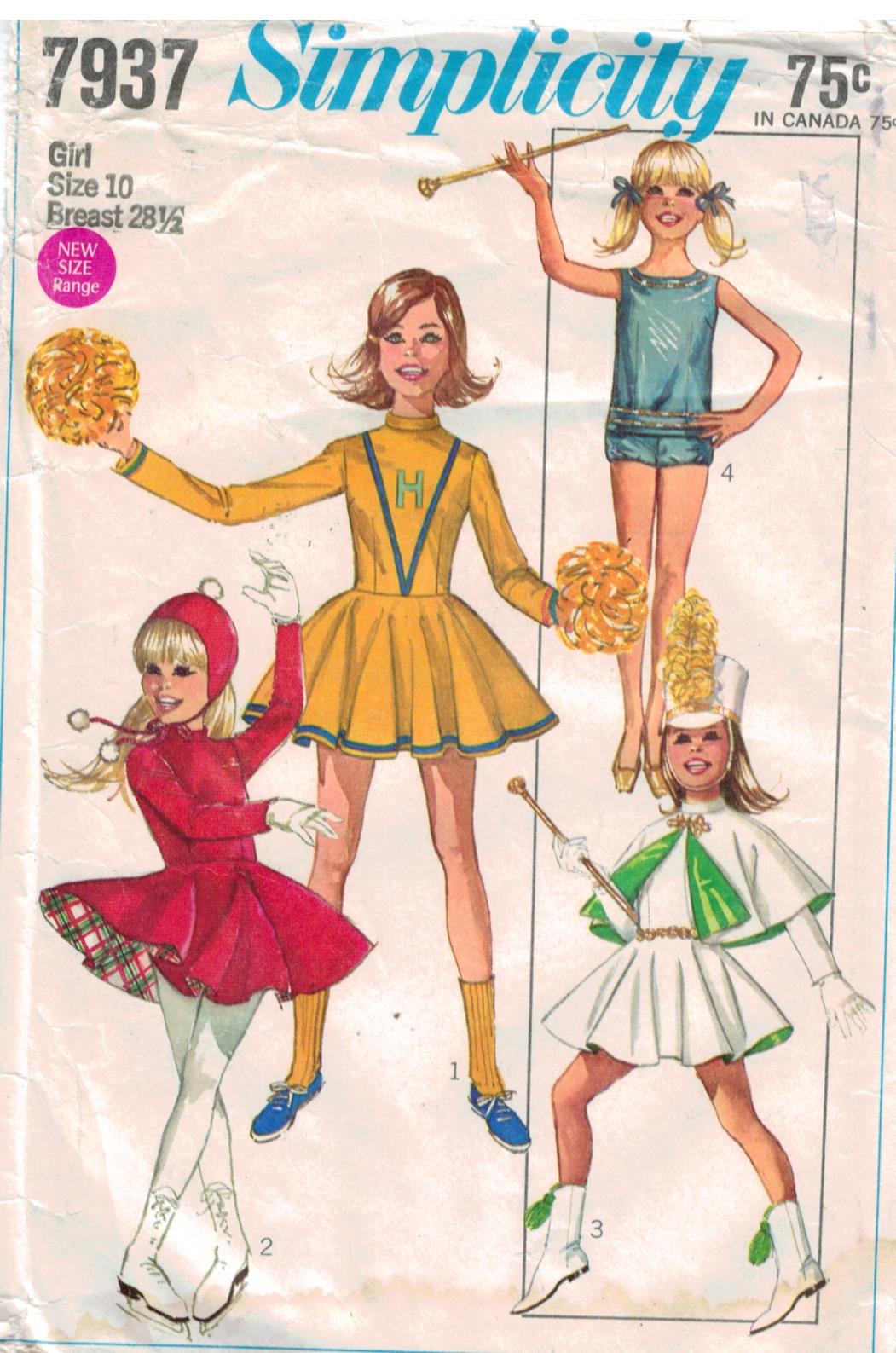 2024 Vintage Skater & Cheerleader Dress Patte