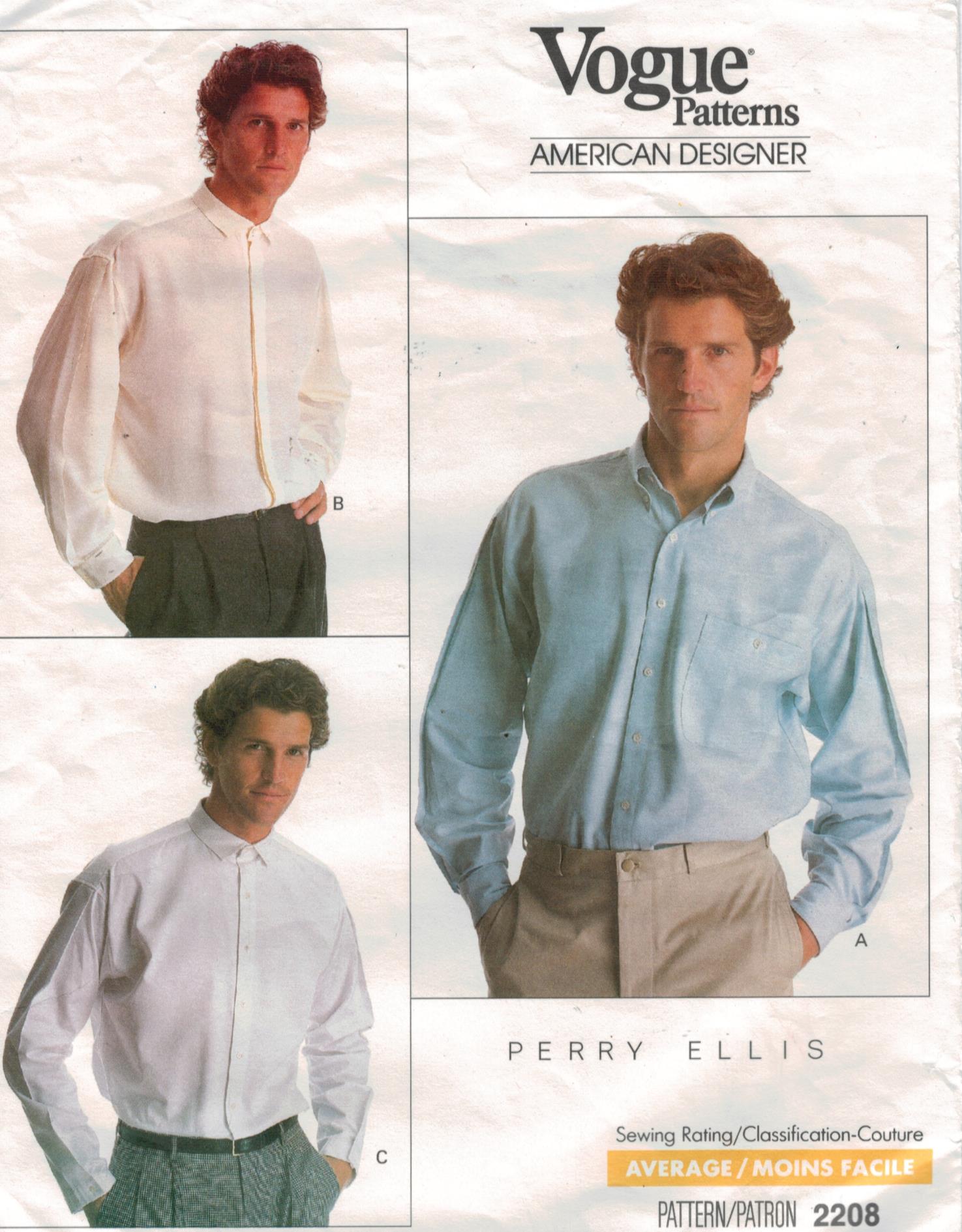 About Us, Menswear Sewing Patterns