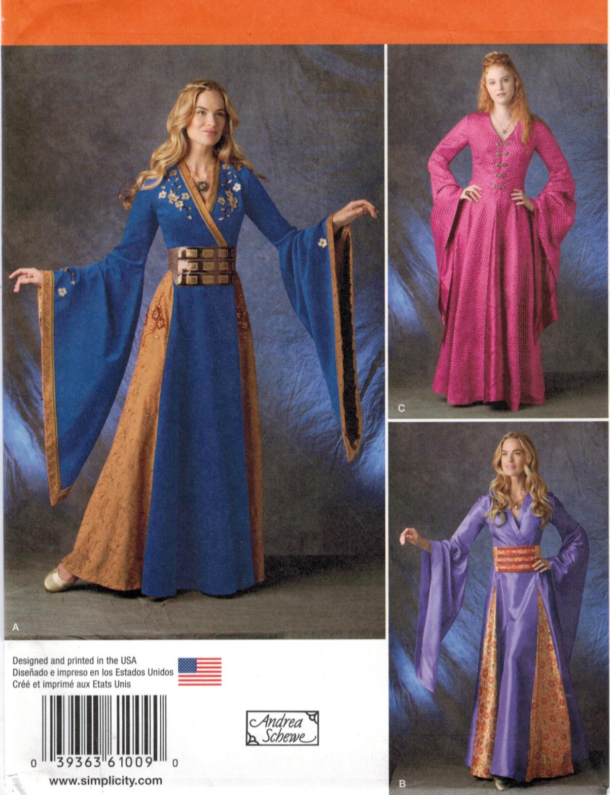 38+ Simplicity Medieval Costume Patterns - RoxaneClerise