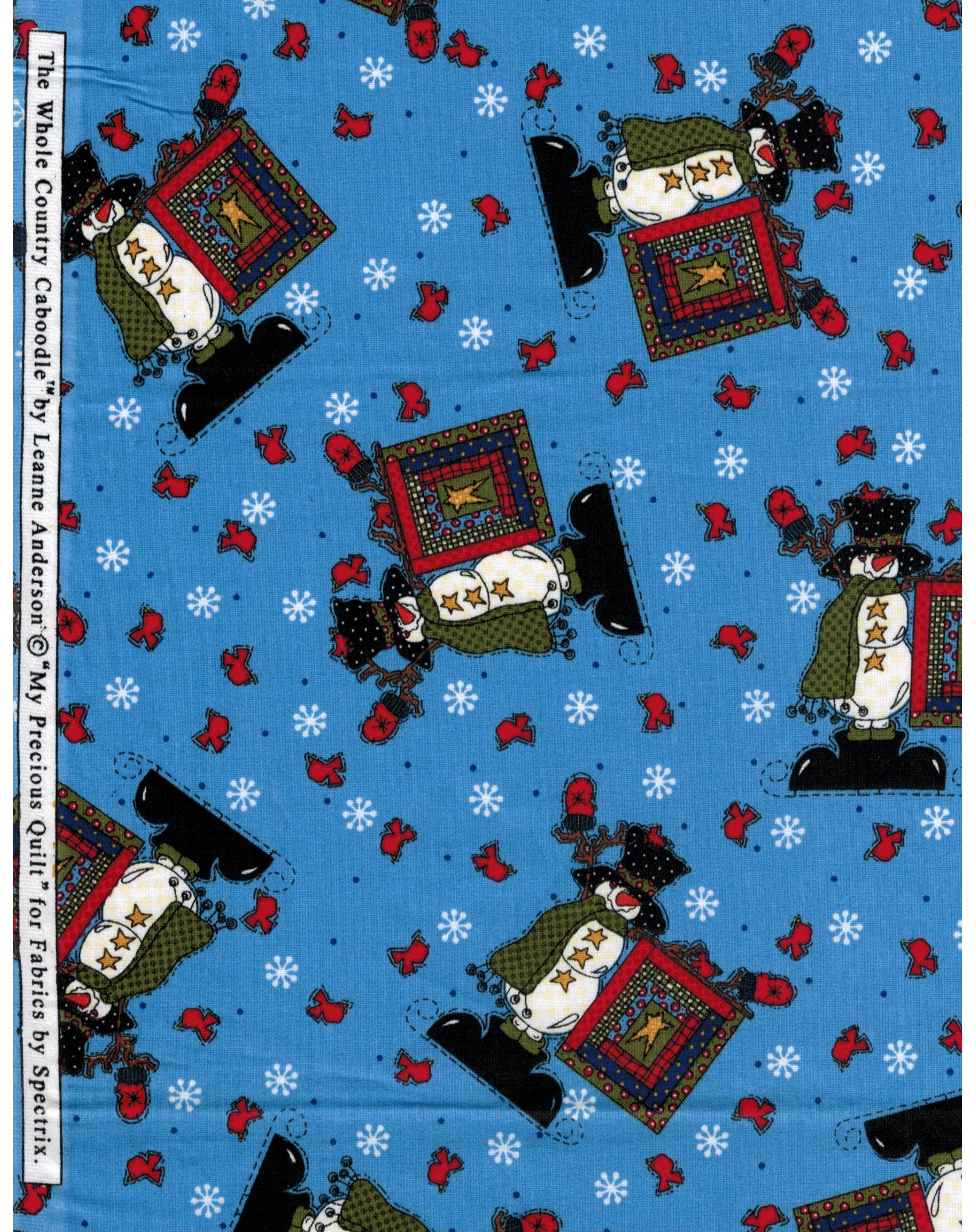 spectrix-fabrics-christmas-snowman-print-the-whole-country-caboodle-by-leanne-anderson-my