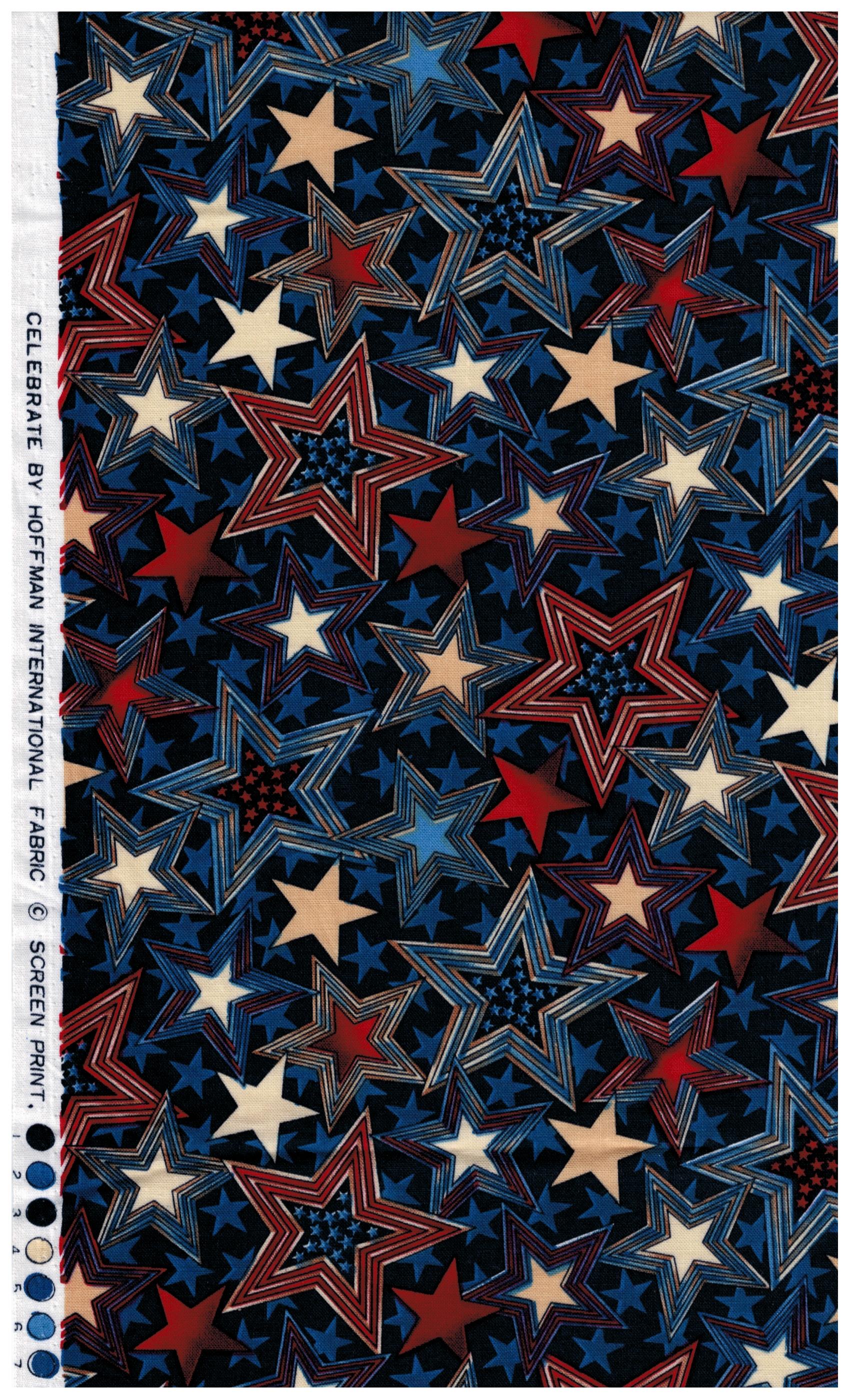 Hoffman International Fabrics Celebrate – Red, White and Blue Patriotic ...
