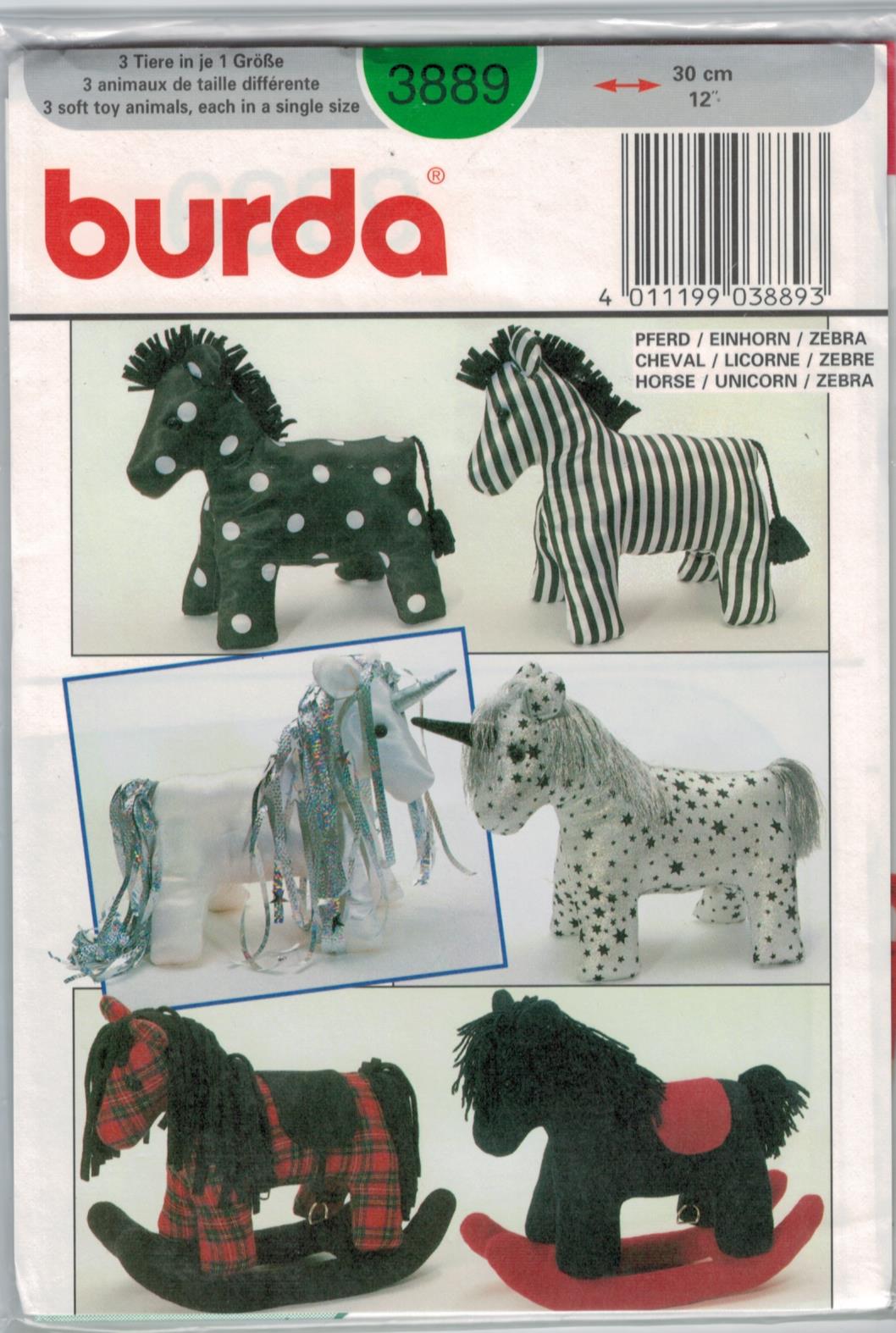 horse sewing pattern stuffed animal