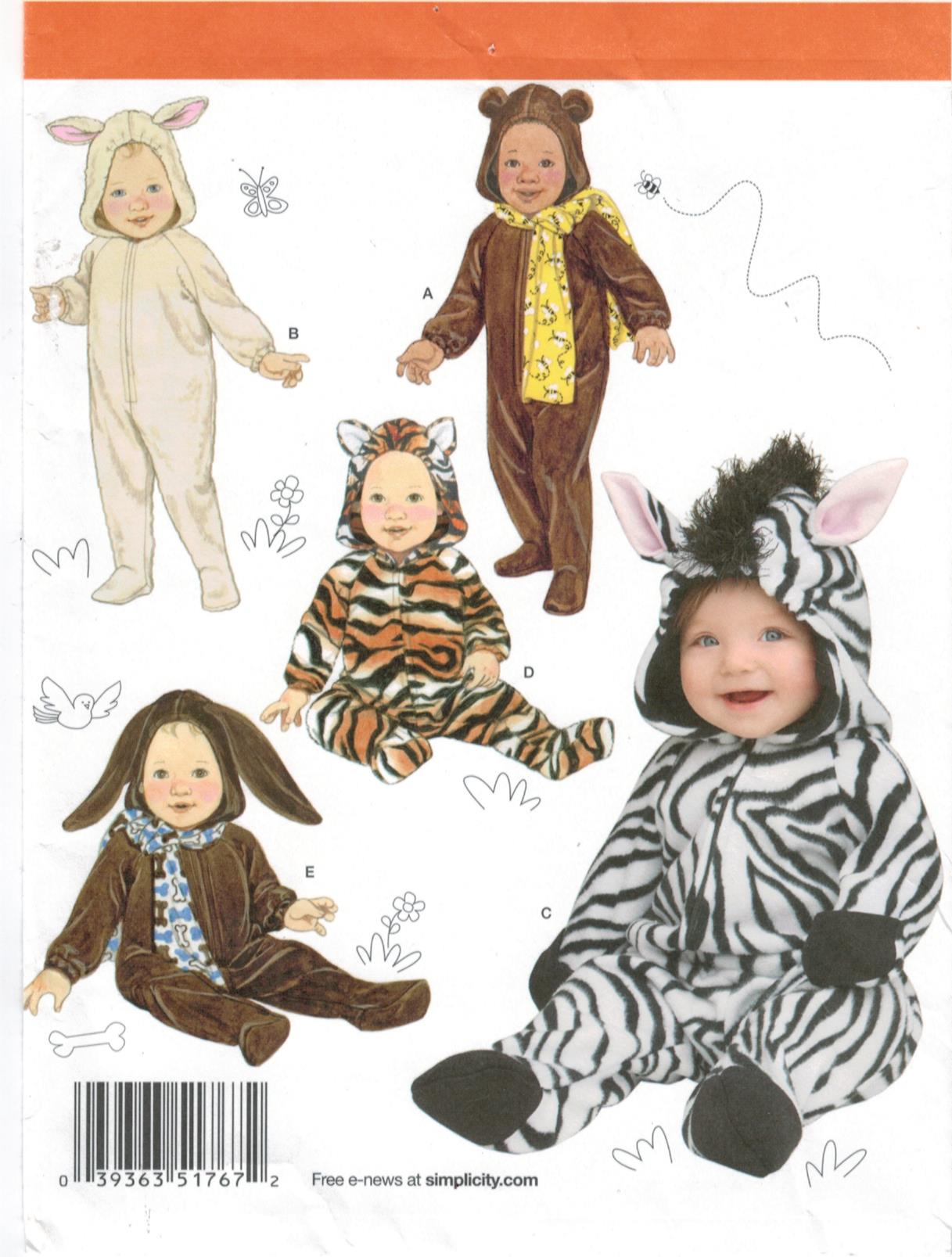 animal costume patterns