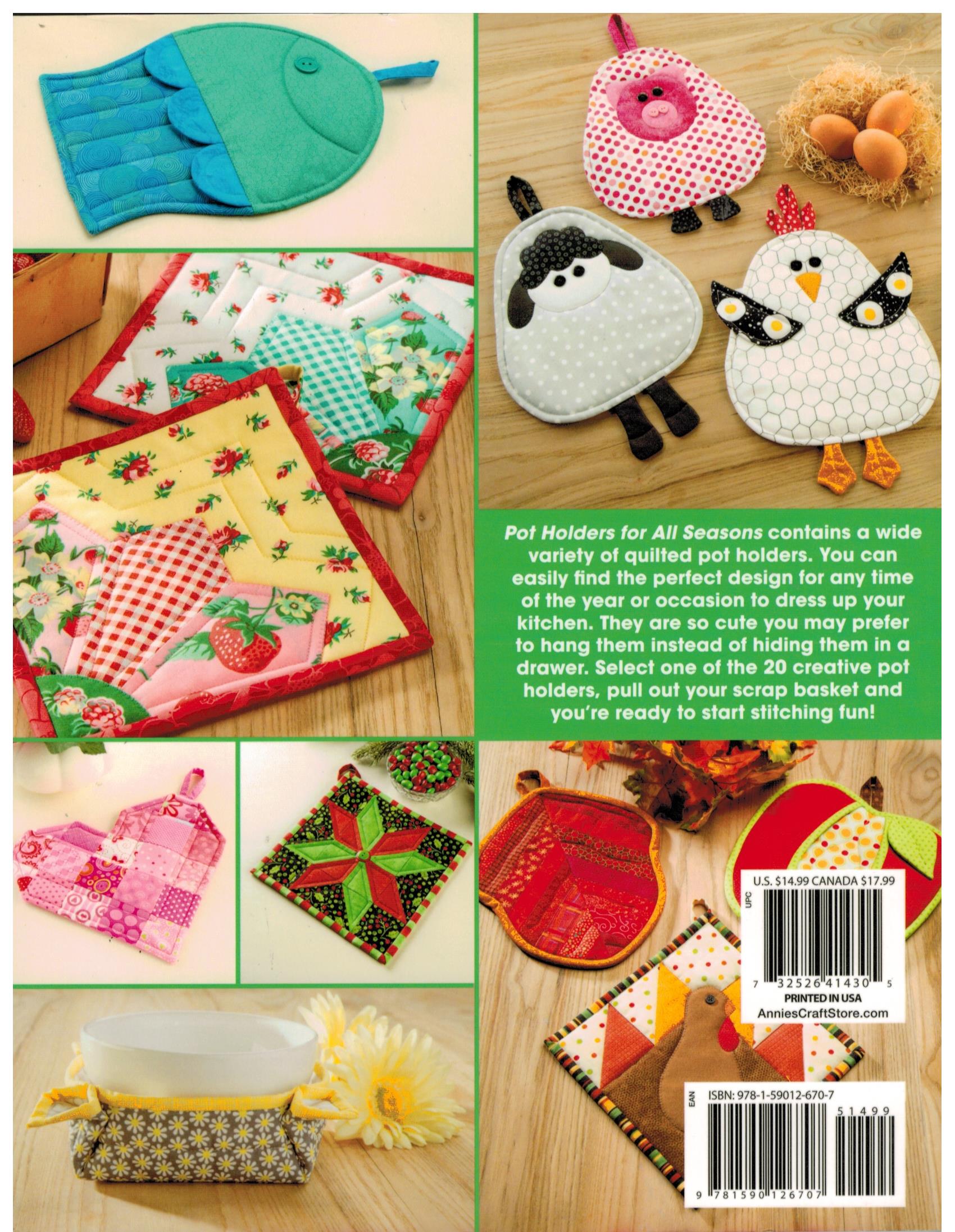 Annie’s Quilting Book Pot Holders for All Seasons by Chris Malone 20