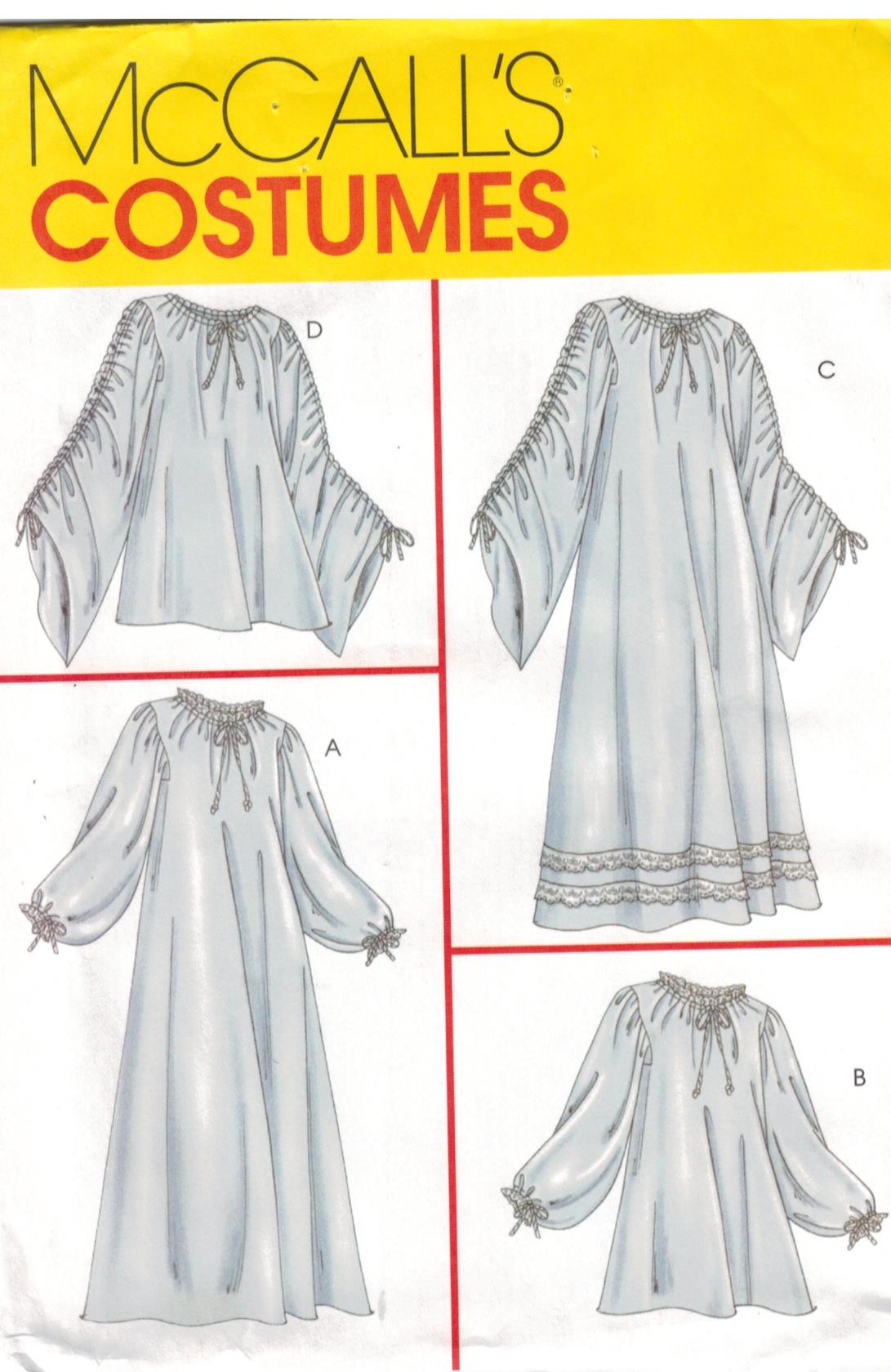 sle... Mccalls cosplay femmes sewing pattern 2020 Historical étage longueur robe 