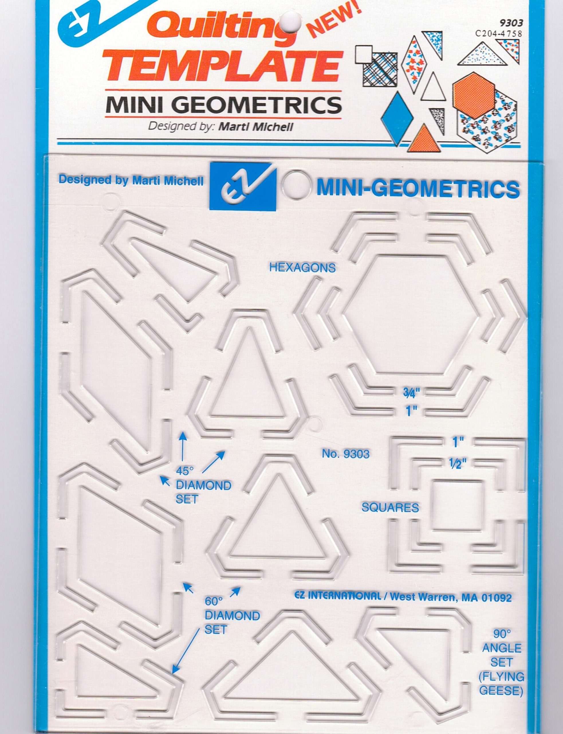 EZ Quilting Hexagon Template 