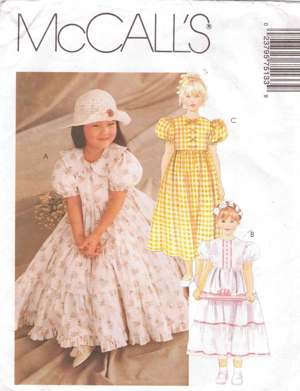 mccalls sewing patterns Dress 7510 Size 12-14-16