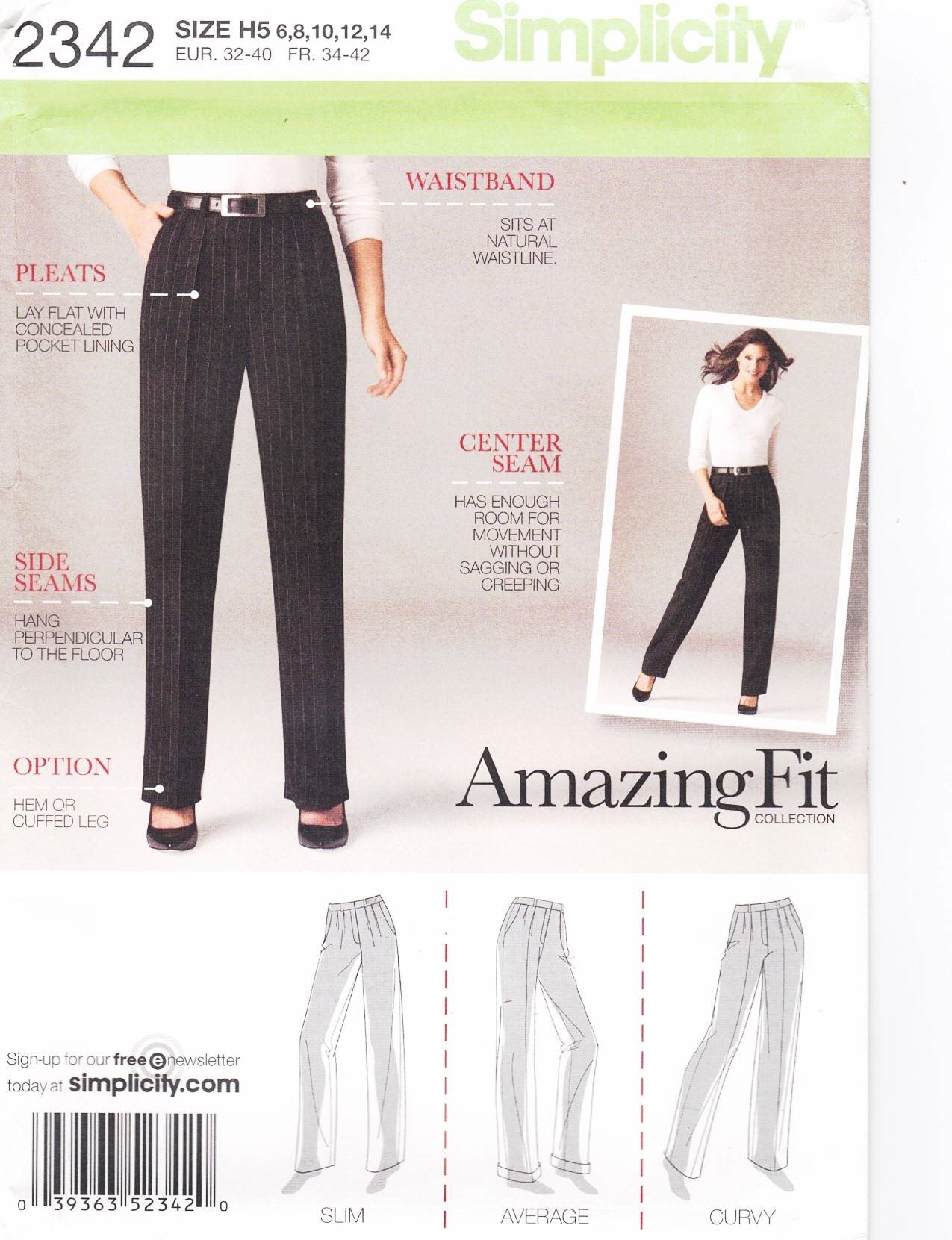 Sewing Patterns for Women Jewel Trousers Sewing Pattern for Women, Size US2  - US20 Plus Size - Appropriate for Beginners with Easy to Follow Sewing